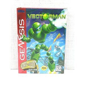 Sega Genesis Vectorman without registration card. Tested and works.